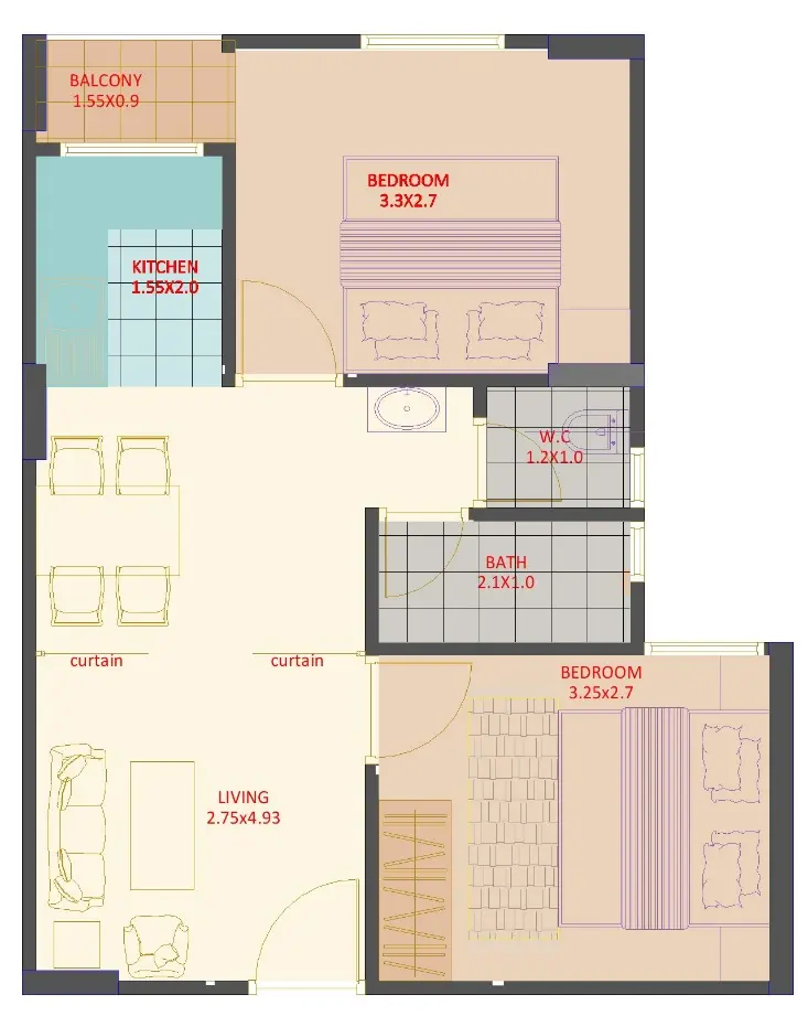 2bhk-2d